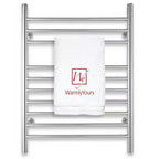 Infinity 10-Bars Plug-In & Hardwire 120 V 32 in . Towel Warmer in Polished Stainless Steel